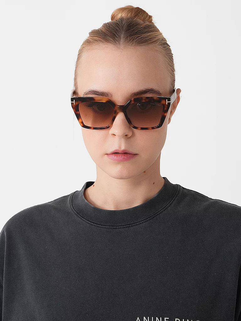 TOM FORD FT1030/53 Sonnenbrille Braun Damen 2